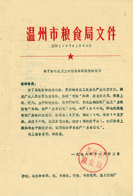 建立主食面包車(chē)間投資的報(bào)告